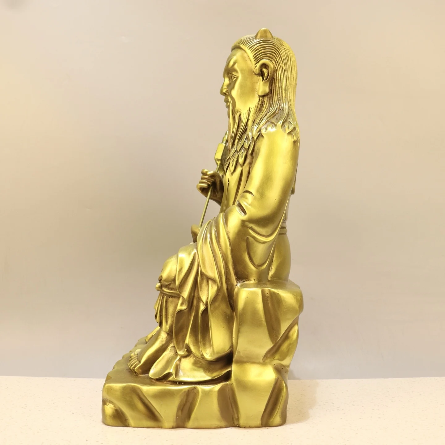 Brass high-end Precision Copperware Pangu Kaitian Chuangshi ancestor Primordial Heavenly Lord immortal Amass wealth Ornaments
