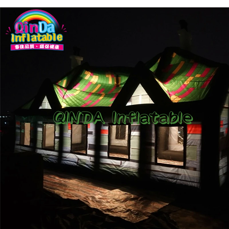 Barra de fiesta inflable LED/tienda de barra de servicio inflable Pub inflable impermeable, casa de Bar de Pub inflable
