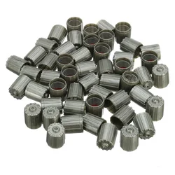 Per Auto 10 Pz/set Plastica Grigio Valvola Della Gomma Tappo Stelo TPMS Tappo Della Gomma Con Guarnizione Valvola Della Gomma Tappi Stelo Auto Accessori di Ricambio
