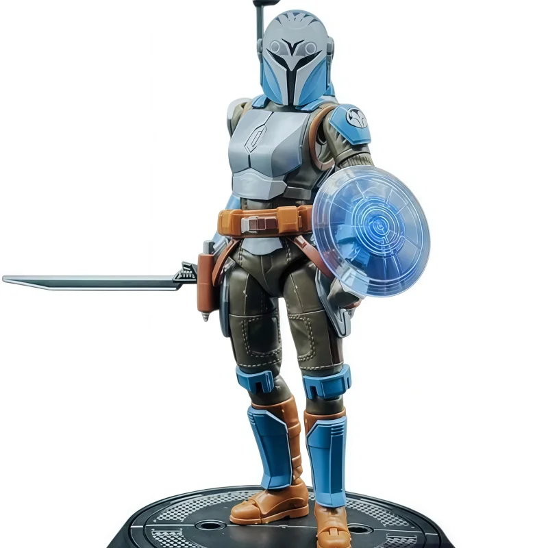 BLOKEES Klocki Konstrukcyjne Star Wars Man Beyond Edition Mandalorianin i Grogu Din Djarin Model do Składania Zabawka Kolekcjonerska Prezent — 2