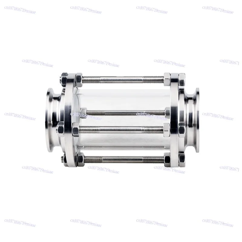 Quick-loading Glass Pipe Sight Glass 304 Stainless Steel Sanitary Grade 316 Clamp Type