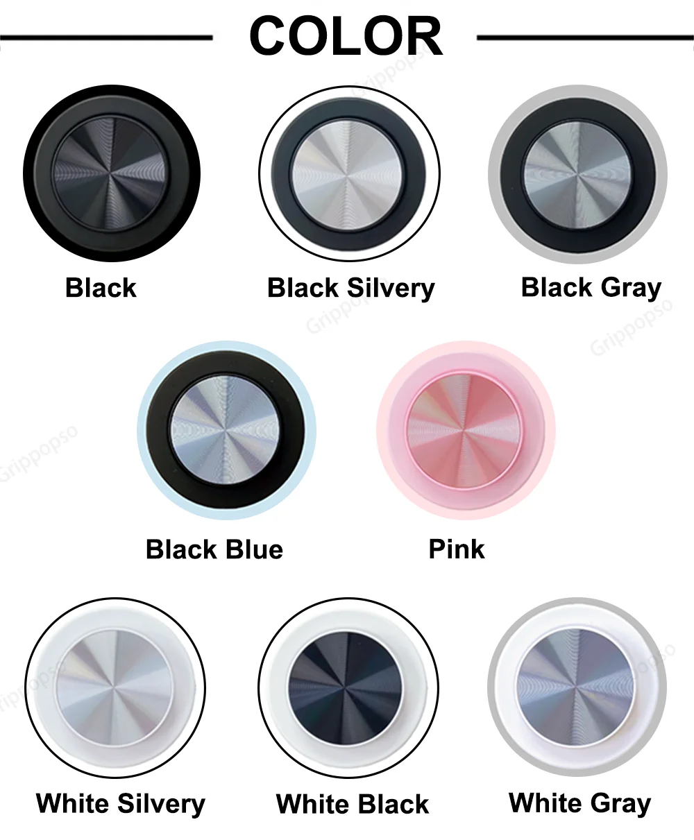 Grippopso Magnetischer, zusammenklappbarer Handy-Griff für Samsung, Halter, Sockel, Tasche für iPhone 52, magnetisch, sicher, Ring, Finger, erweiterbar – Detail 10