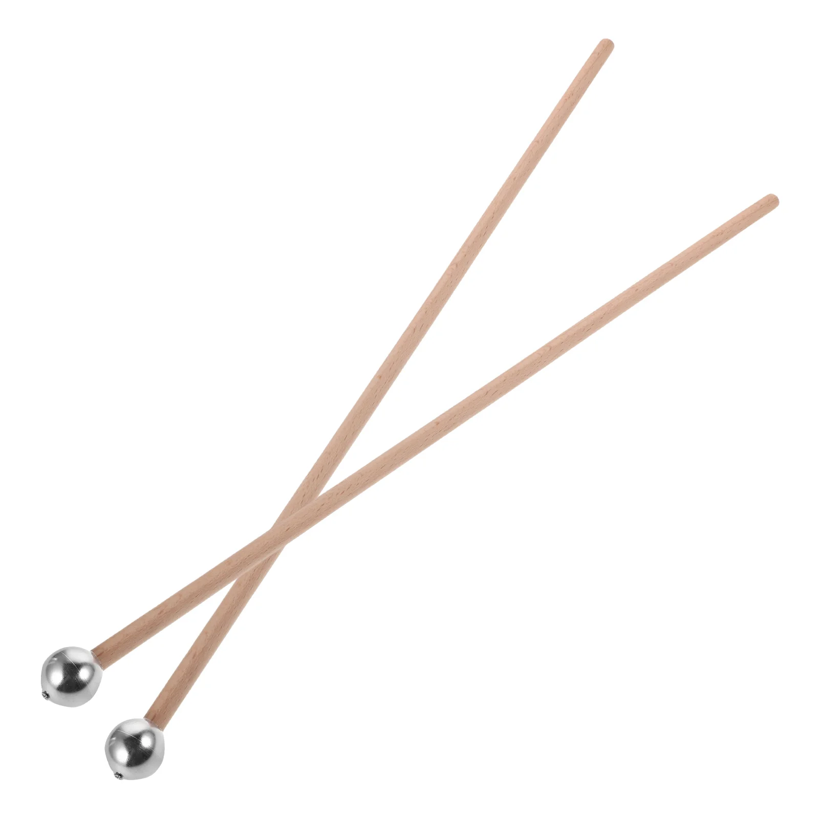 

2Pcs Metal Bell Mallets Short Handle for Professional Xylophone Glockenspiel Chimes Percussion Sticks Hammer Bell