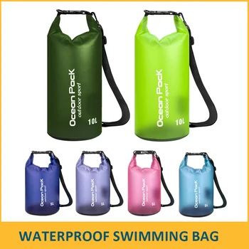 방수 플로팅 드라이 기어 백, 보트 낚시 래프팅 수영용, 5L, 10L, 15L, 20L
