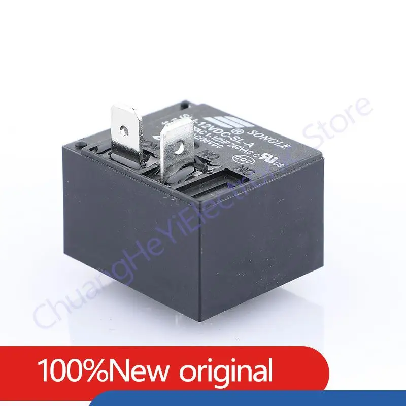 Original New Relay SLI-05VDC-SL-A SLI-12VDC-SL-A SLI-24VDC-SL-A 30A 4PIN 5V 12V 24V Power Relay Replaceable HF2160-1A-12DE