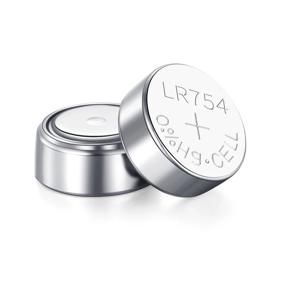 10-50PCS 1.55V AG5 LR754 Button Batteries SR754 193 393 Round Cell Coin Alkaline Battery L754 SR754SW LR48 For Watch Toys Clock