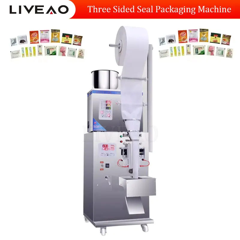 Weighing Filling Sealing Pouch Cookie Bread Package Equipment Packing Machine For Powder Tea Coffee