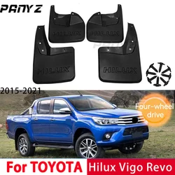 Mud Flaps For Toyota Hilux Vigo Revo 2015-2021 Splash Guards Fender MudFlaps Front Rear Mudguards Car Accessories