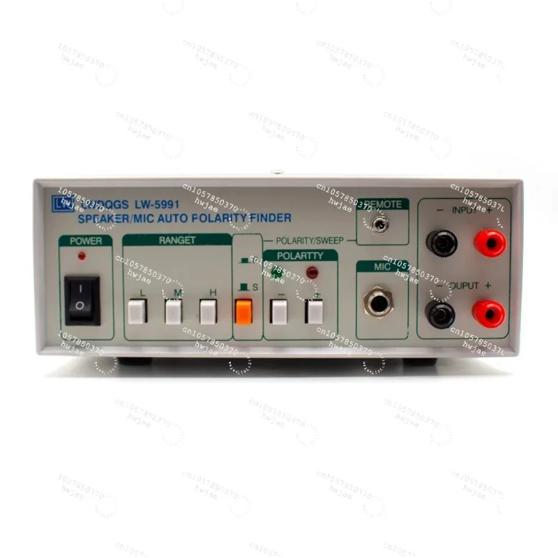 AC 220V Automatic Speaker Polarity Tester Audio Testing Instrument Mic/Headphone/Speaker Tester 0.2s Fast Detection LW-5991
