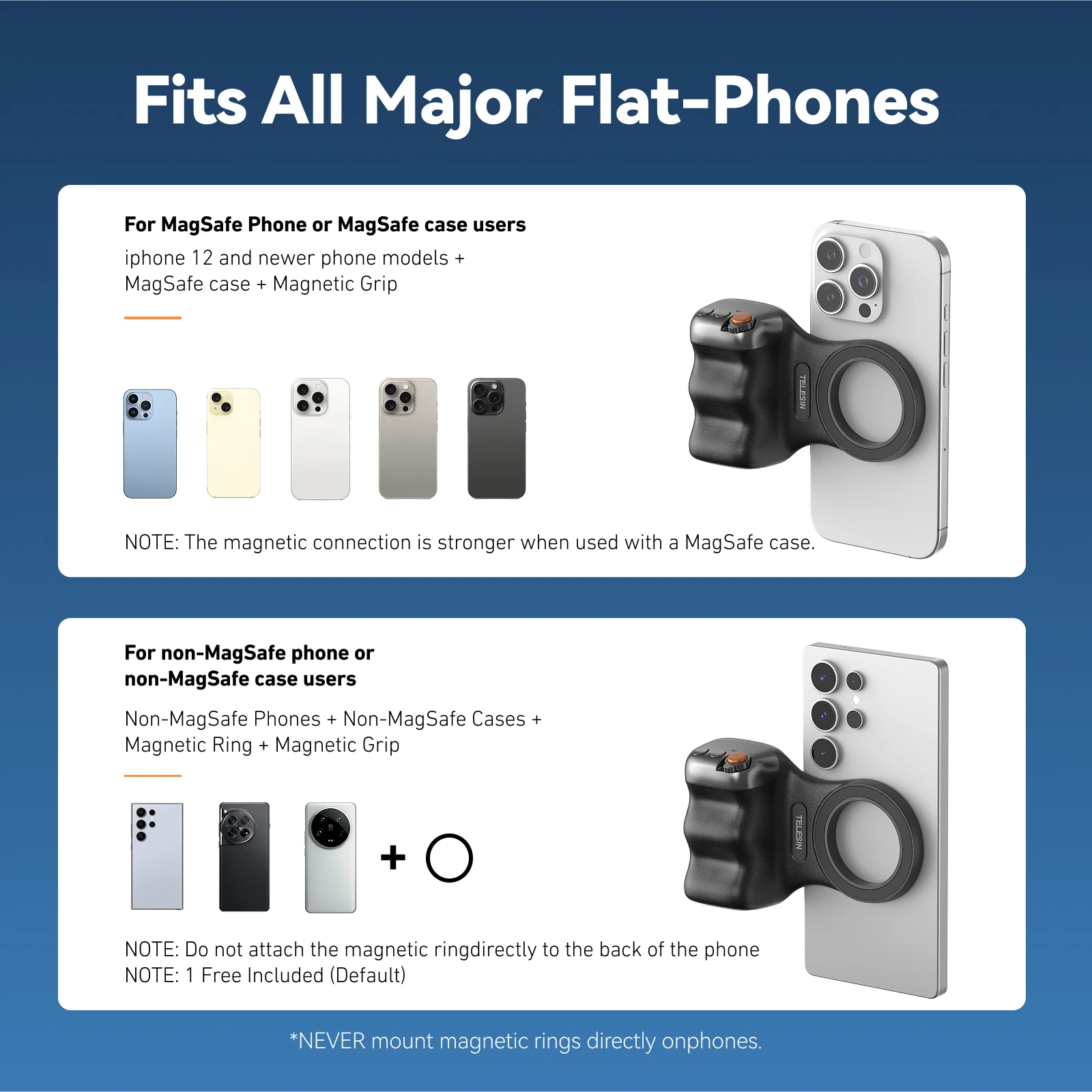 TELESIN Fun Shot Magnetic Grip 썸네일 5