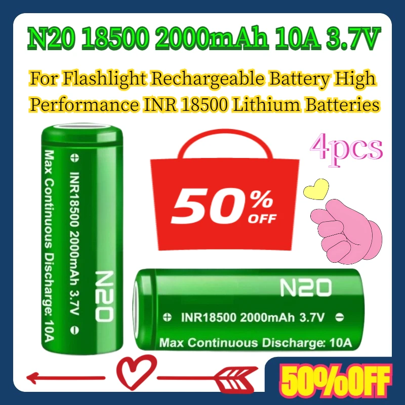 4Pcs For Flashlight… - image