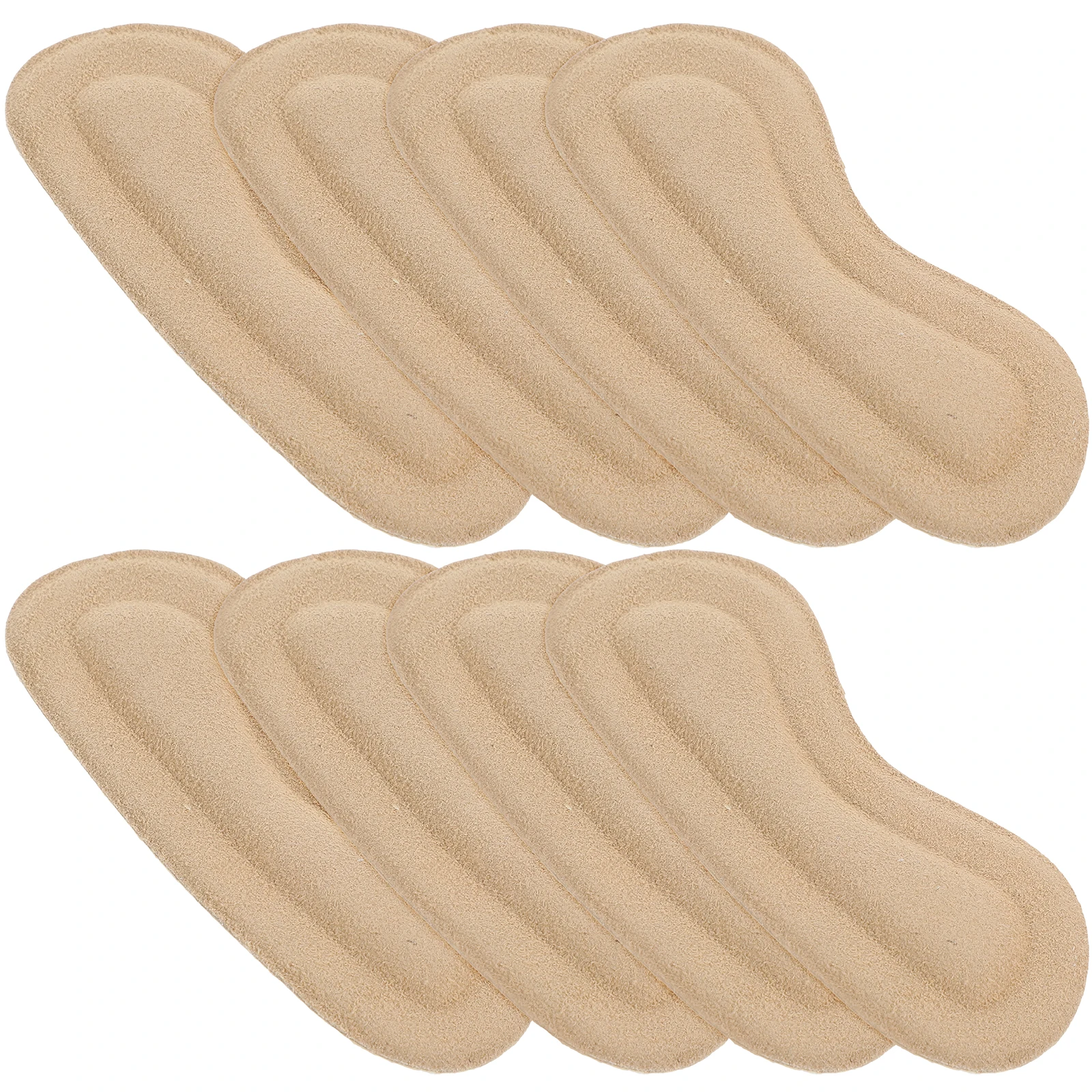 

4 Pairs Anti-wear Heel Stickers Coffee Color Prevent Blister Shoe Heel Grips Pads Comfort Women Accessories Foot Care Tools
