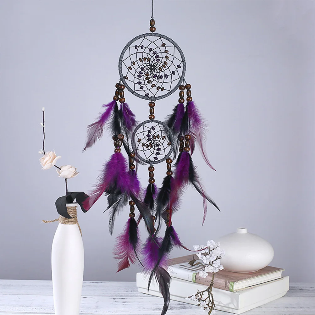 

Dream Catcher Wind Chime Handmade Ornament Wall Hanging Decor For Home Car Bedroom Decoration Pendant Mascot Gift