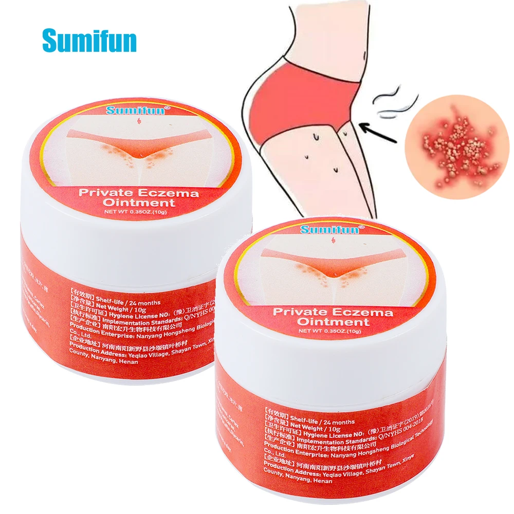 

Sumifun 10g Private Parts Itch Relief Antibacterial Cream Remove Genital Odor Eczema Dermatitis Thigh Inhibit Fungi Ointment