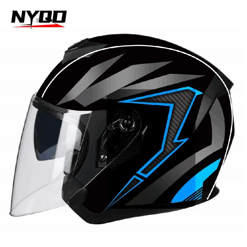 New AIS Open Face Motorcycle Helmet Safety Scooter Motorbike Riding Jet Casco Moto Capacete Men Women Electric casco moto