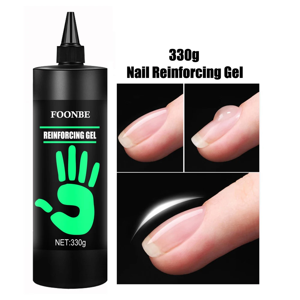 Foonbe 330g Super couche de finition Gel vernis à ongles UV trempé couche de finition sans essuyage scellant Gel finition manucure Nail Art Salon qualité