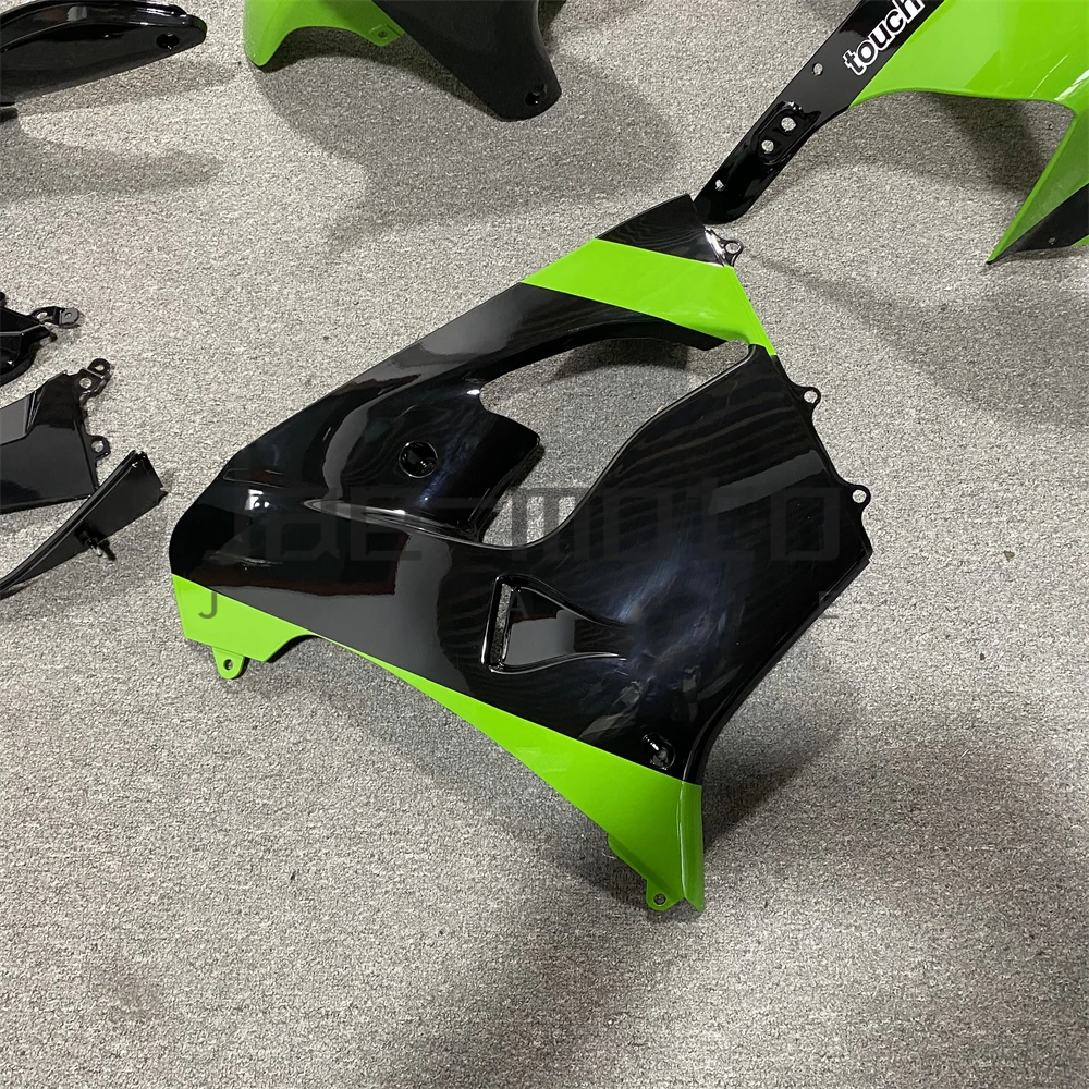 For ZX-9R ZX9R 1998 1999 Injection ABS Plastics Full Fairings Kit Mold Replace Accessories ZX-9R ZX9R 1998-1999  Black Green image 5