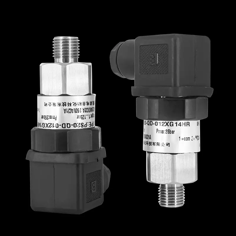 304SS IP65 مفتاح ضغط صغير لمضخة المياه 20-200bar 30-300bar 40-400bar G1/8 G3/4 موضوع وحدة تحكم هيدروليكية قابلة للتعديل