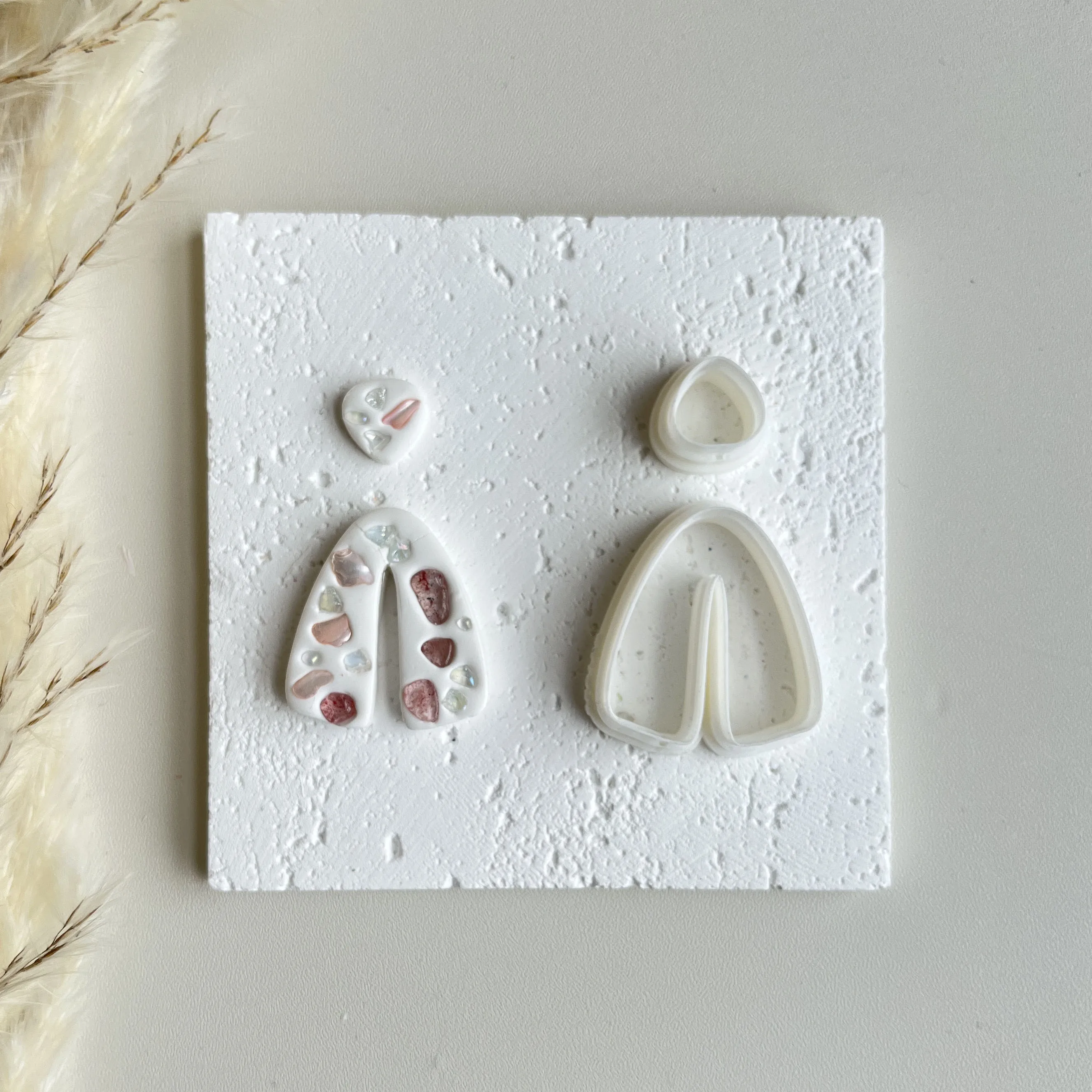 Weiche Keramik Polymer Clay Cutter Unregelmäßige Geometrische Form Formen DIY INS Ohrring Anhänger Schmuck Polymer Clay Schneiden Werkzeuge – Detail 5