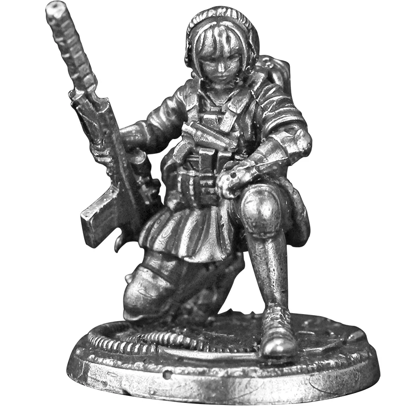 Cupronickel Modern Warfare Model żołnierza Figurki akcji Ozdoby Akcesoria do gier planszowych Miniaturowe zabawki Gotowy produkt