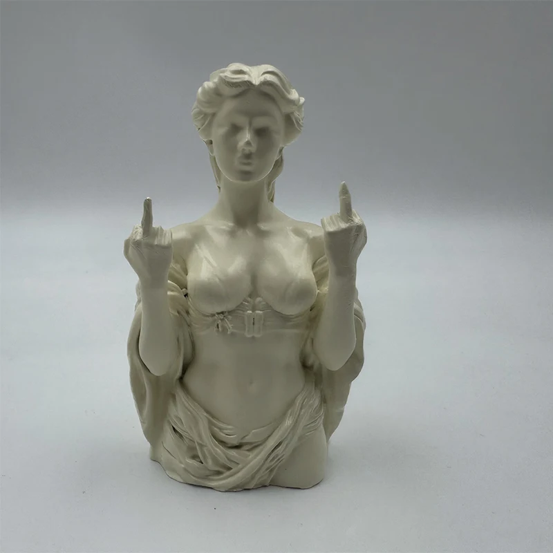 جديد الاصبع الوسطى الساحرة آلهة الراتنج زخرفة هالوين الرجعية المنزل حفلة حديقة المزاج حالة الديكور الشكل مهرجان الهدايا #6