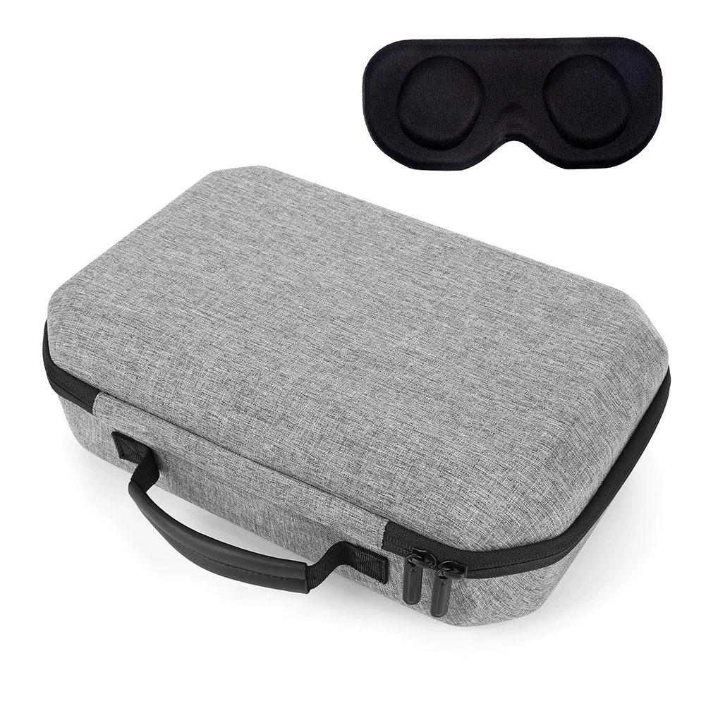 Custodia da trasporto con copriobiettivo per cuffie Meta Quest 3 VR Custodia per cuffie da gioco portatile Borsa antiurto con tracolla