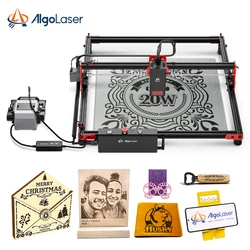 Algolaser 20W DIY Laser Graving Engraving Cutting Machine Diode Wood Engraver Desktop Metal Cutter Woodworking Tools Leather DIY