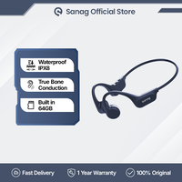 Sanag B60 True Bone Conduction Wireless Earphone Swimming Riding Bluetooth Headphones 64GB Memory MP3 Music Playback Earbuds