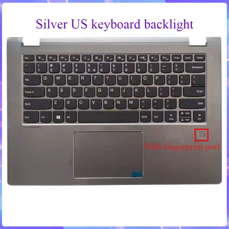 New For YOGA 530-14 530-14IKB 530-14ARR Laptop Keyboard/Palm Pad Keyboard/Host Cover US Keyboard Silver Black Blue