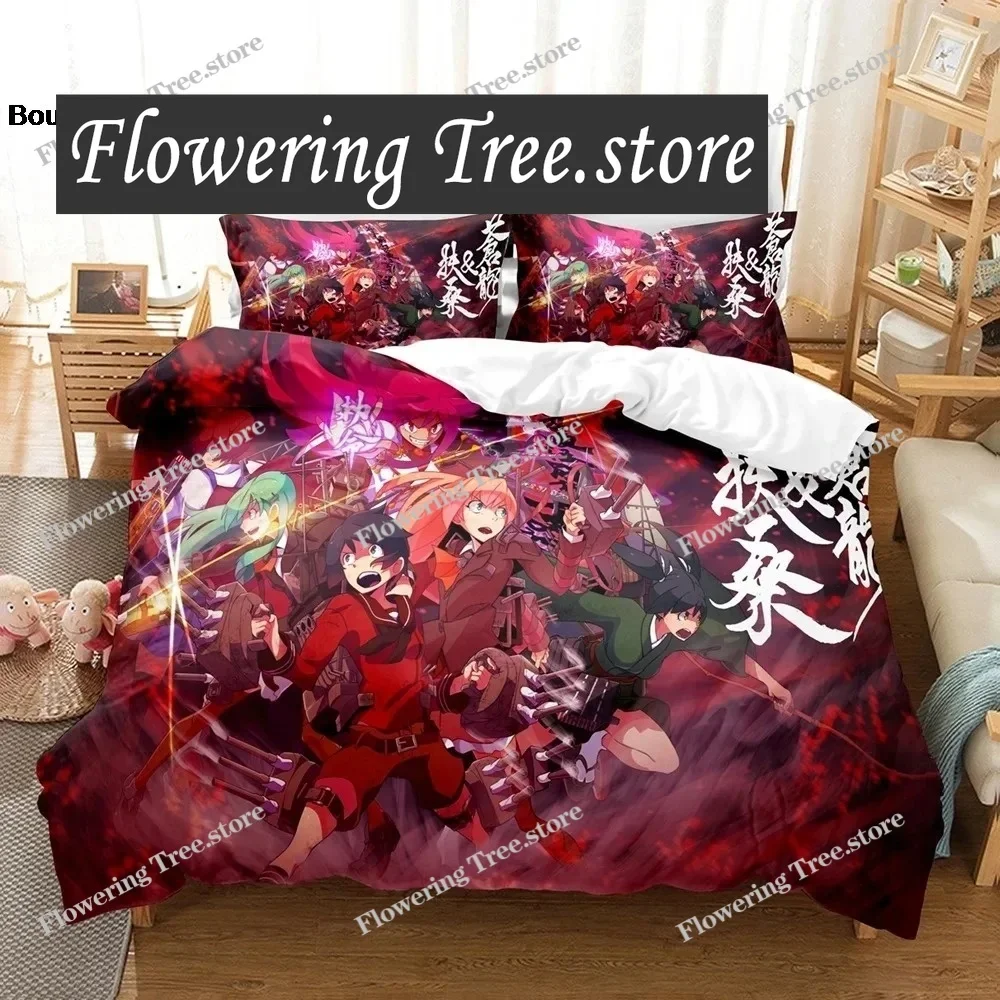 Anime -  Kantai Collection  Bedding Set Single Twin Full Queen King Size Bed Set Aldult Kid Bedroom Duvetcover bed sheet set