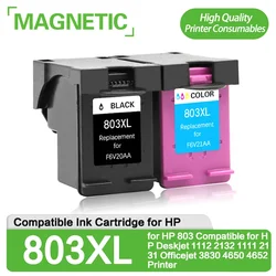 For HP803 803XL Ink Cartridge for HP 803 Compatible for HP Deskjet 1112 2130 2132 1111 2131 Officejet 3830 4650 4652 Printer