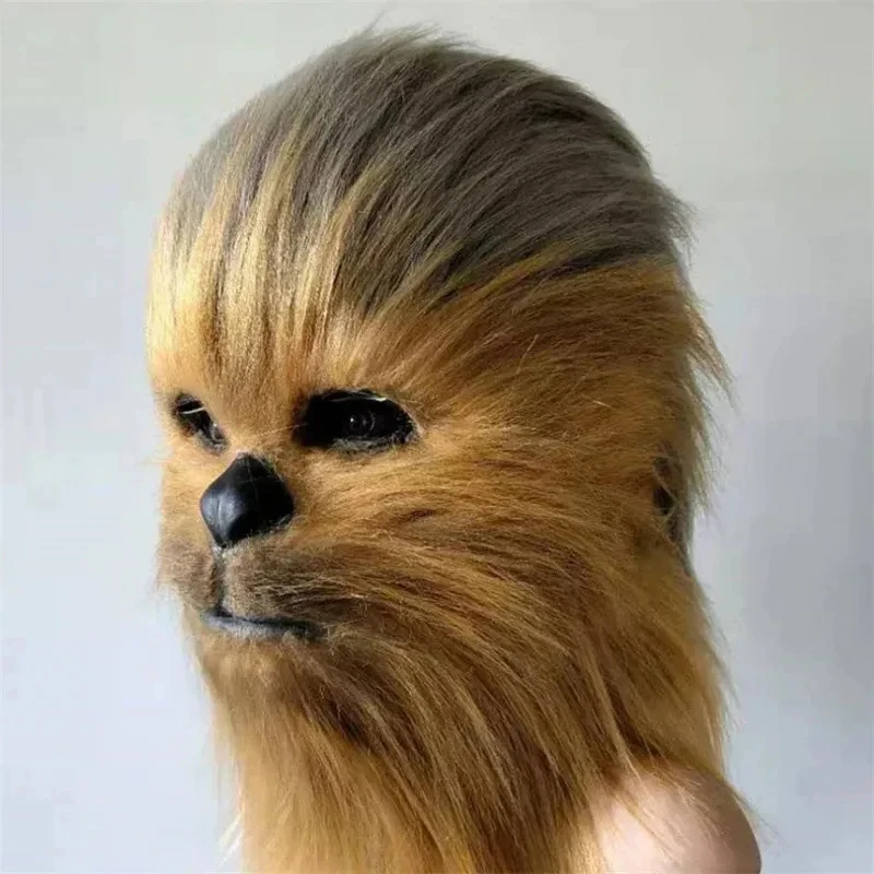 ♥2026 New Halloween Costume Cosplay Party Prop Film Chewbacca Head Masks A P E Man Mask Gloes ★★★ view 6
