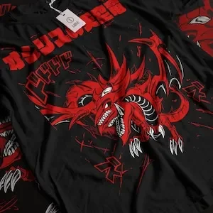 Anime Duel King T Shirt Black Unisex, Black Shirt All Size