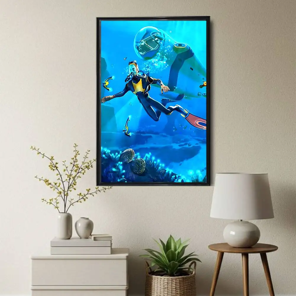 Robin Ayou Subnautica Poster Poster Paper Print Home Living Room Bedroom Entrance Bar Cafe Art Painting Decoration