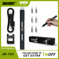 Jakemy Jm-Y05 9 In 1 Dual Dynamics Electric Screwdriver Usb Charging Computer Phone Electrical Repair Screw Set Custom Tools