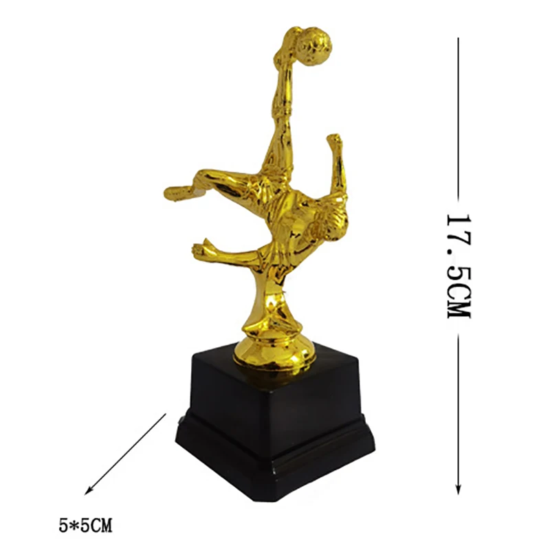 

Football Trophy Award Souvenir Plastic Toy Party Award Trophies Competition Winner Mini Soccer Trophy For Kids Gift