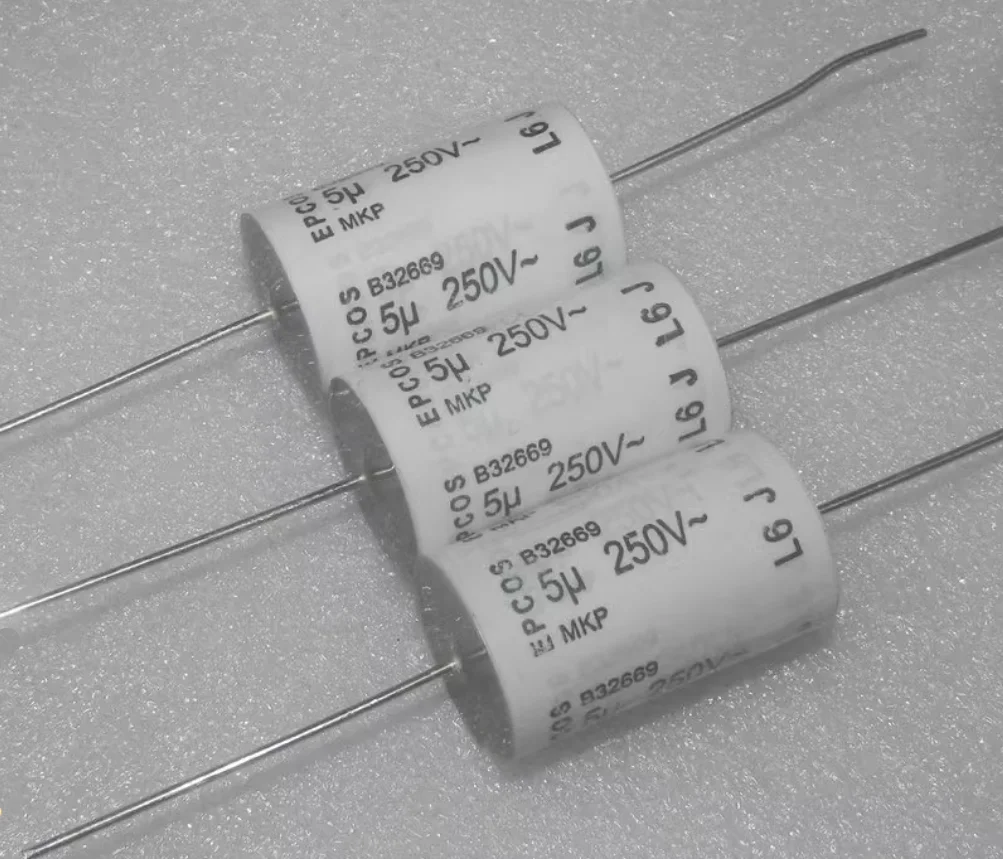 

2 шт./лот EPCOS Siemens MKP 250 В 5 мкФ грубый медный контактный пленочный конденсатор для разделения частоты B32669S3505J