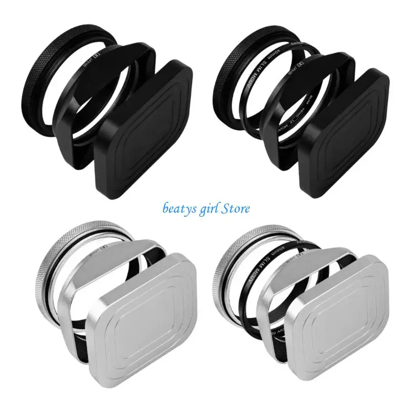 

C7AB Алюминиевая бленда объектива 77 мм с байонетным креплением для X100V/X100VI/X100F Бленда объектива Специальная замена