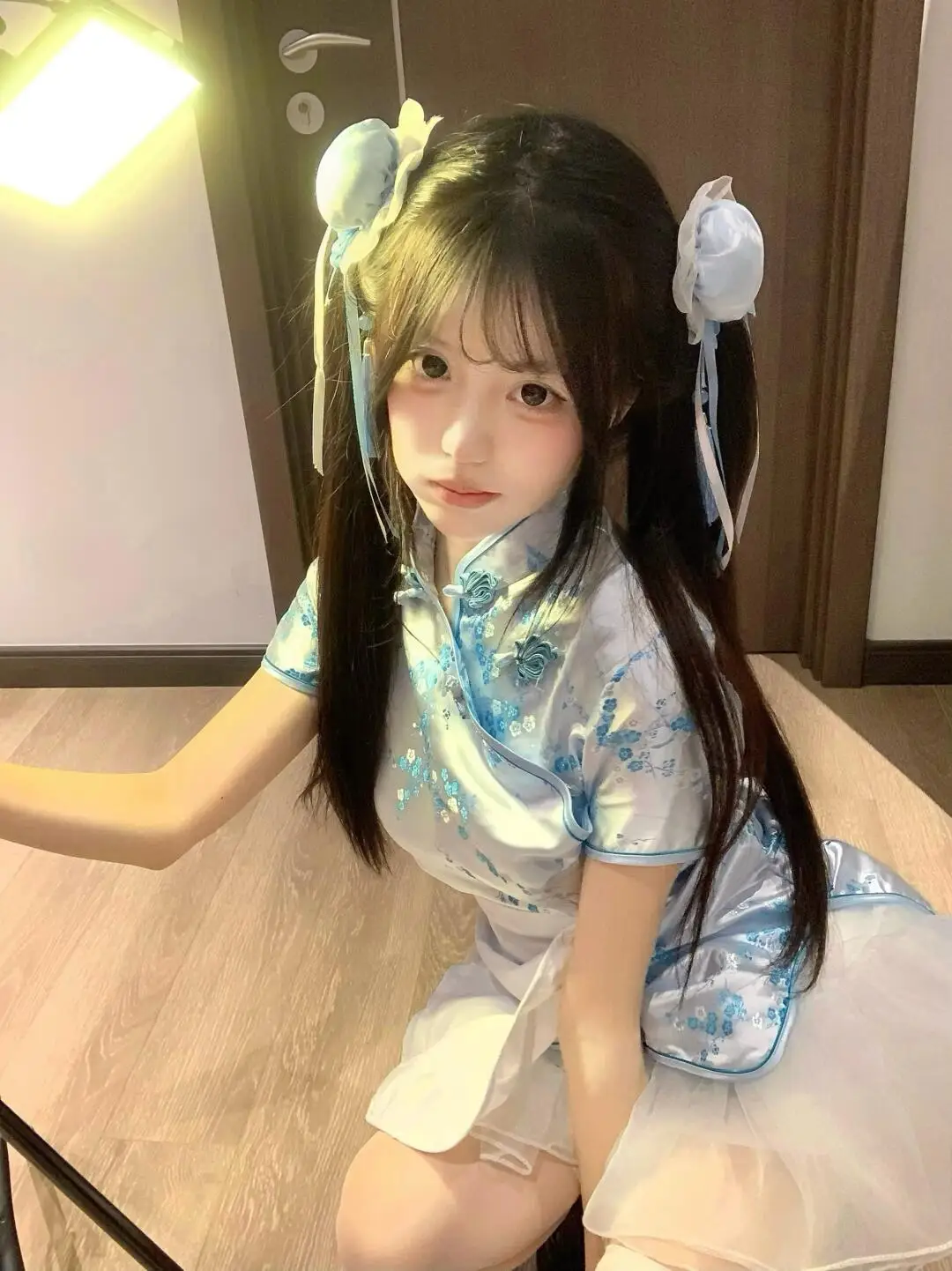 Nuevo Chino Sle Dr loween Cisas Cosplay orm suave chica falda de sirvienta ort uso diario