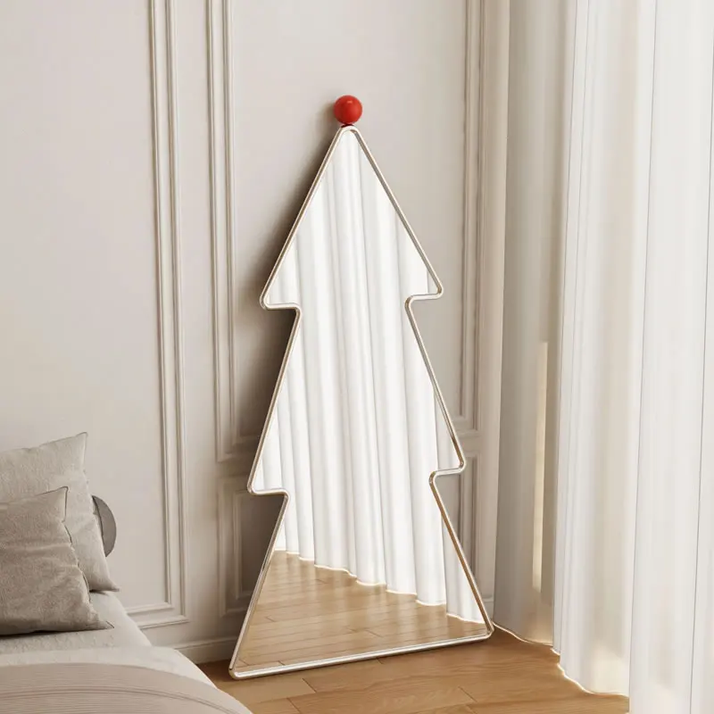 

Рождественская елка, полноразмерное зеркало, гостиная, спальня, холл, гардеробное зеркало, креативное прилегающее напольное зеркало