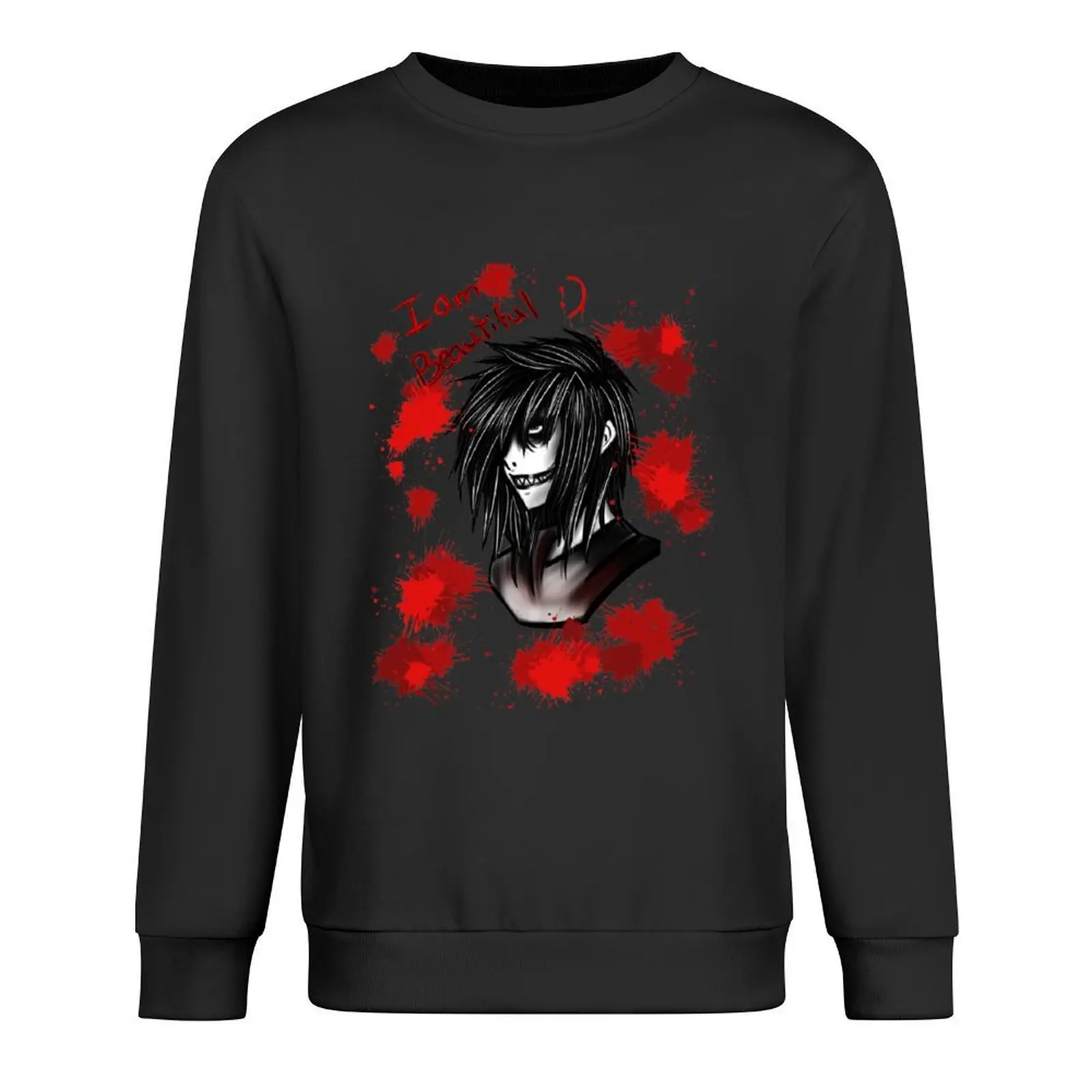 

Jeff the Killer Pullover anime clothes korean autumn clothes korean clothes tracksuit sweatshirt male