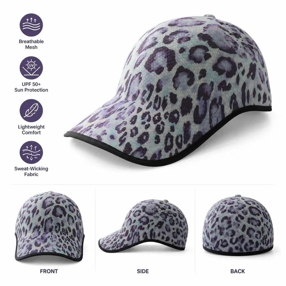 Creative Gift Seamless Baseball Cap Packable Lightweight Sports Hat Quick Drying Breathable Visor Cap