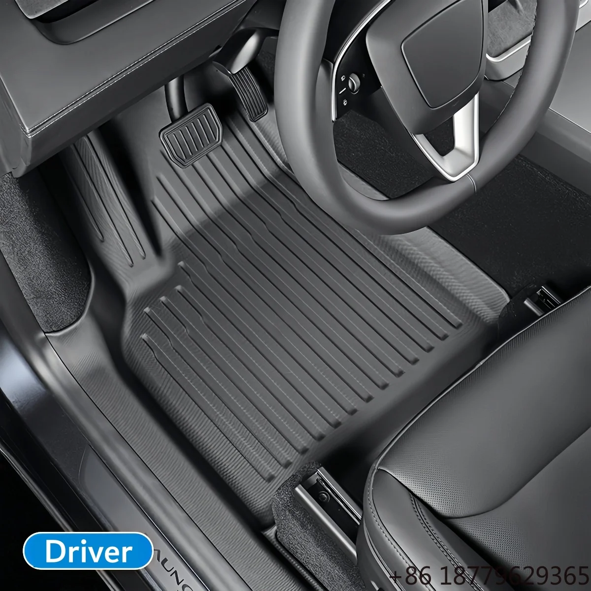 TPE 3D Waterproof Floor Mats Trunk Backrest Pad Left Drive SUV Fitment 2018-2026