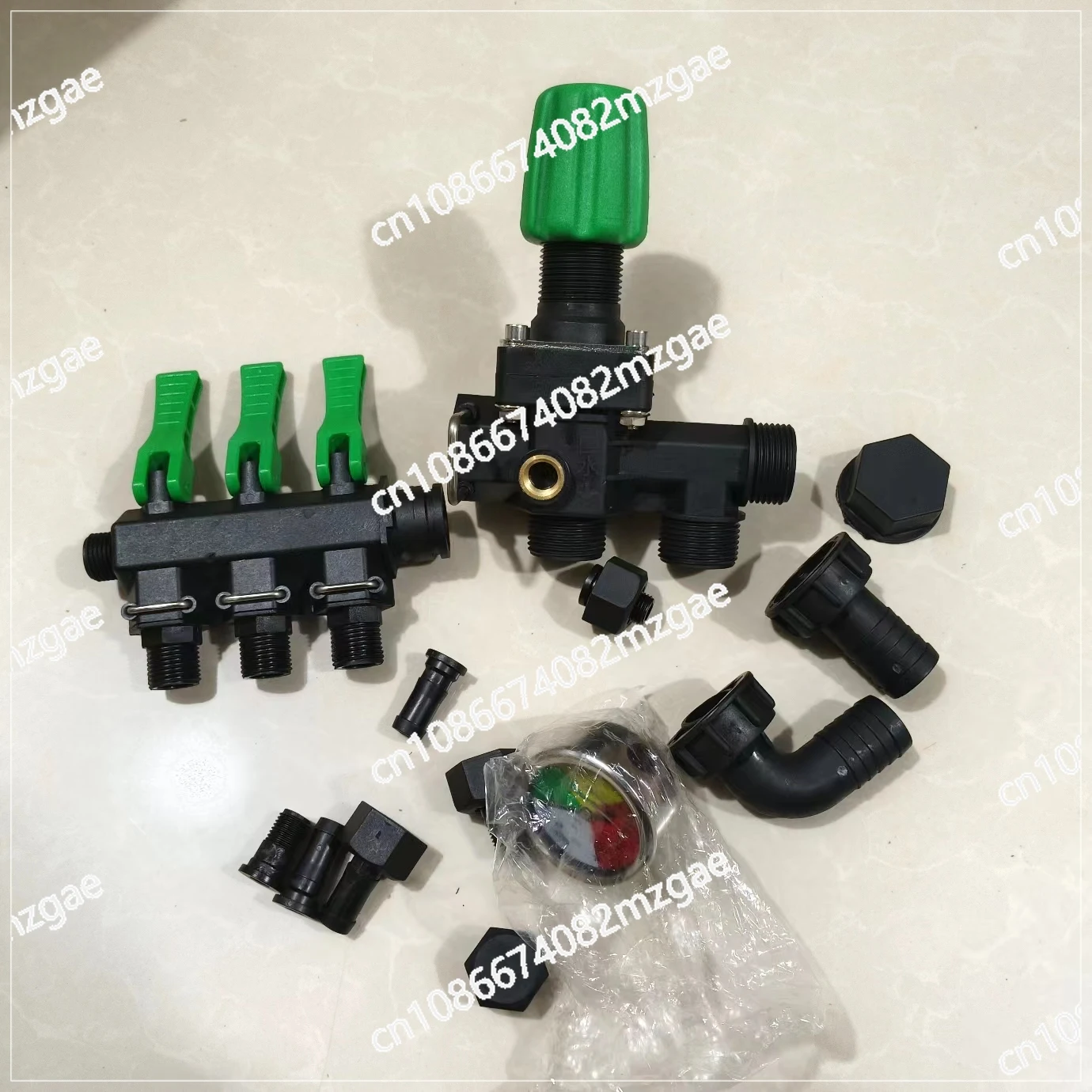 

Dosing machine pressure regulating water separator, pressure gauge three-way four-way water separator