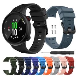 Pulseira de silicone para Garmin Forerunner, pulseira de relógio inteligente para Garmin Swim 2, 45S