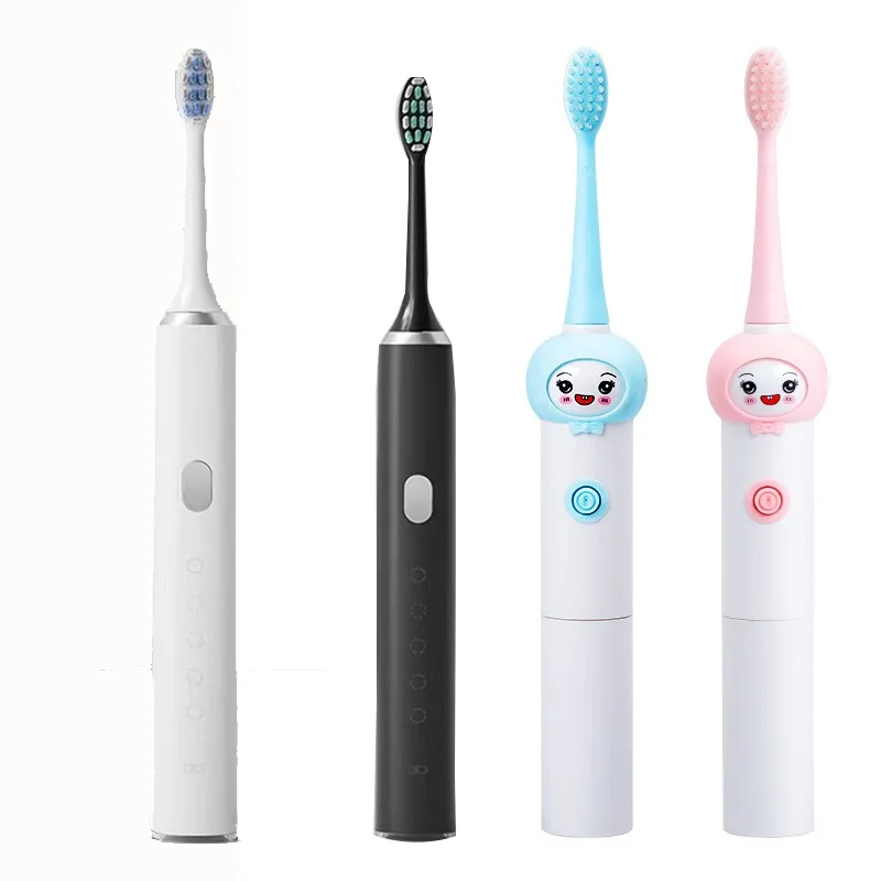 

Sonic Electric Automatic Family Toothbrush Adult USB Rechargeable Children Battery Mode Oral Care Ultrasonic Waterproof Gift Set