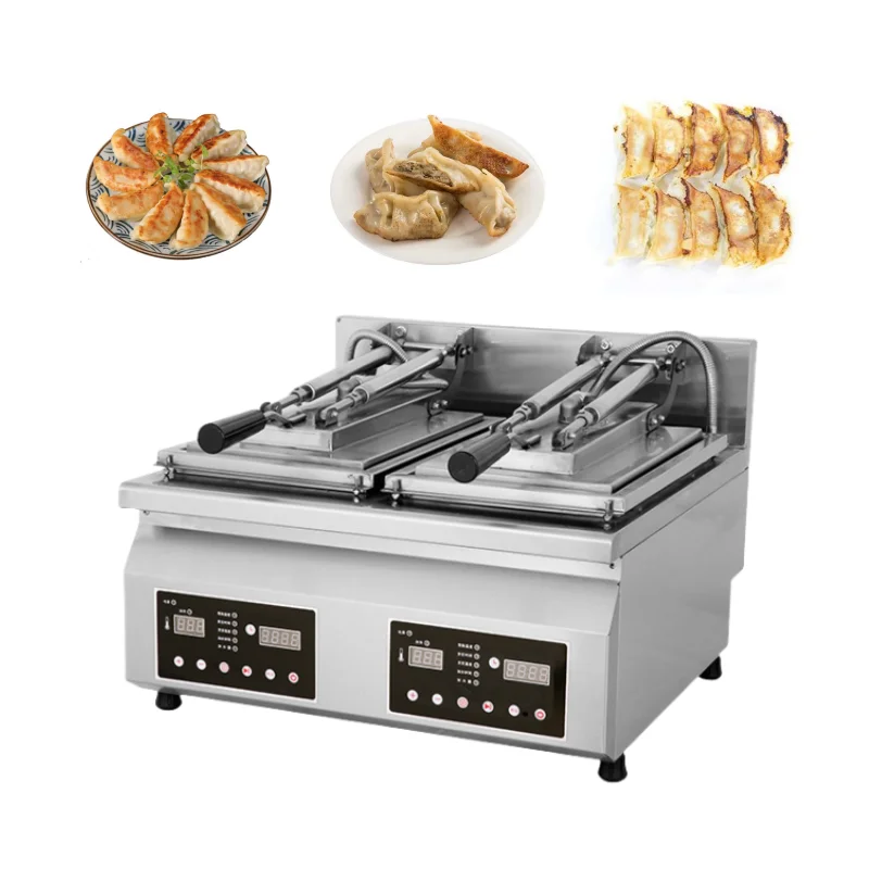 지능형 싱글 더블 냄비 프라이드 교자 기계, 가스, 전기 프라이팬, 만두 냄비 스티커, 팬케이크 쿠커, 프라이드 빵 팬