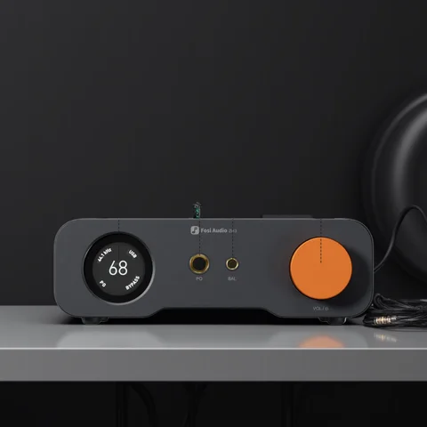 Fosi Audio ZH3 HIFI Headphone Amplifier AKM4493SEQ Desktop DAC Fully Balanced Preamp with Remote 12V Trigger Input