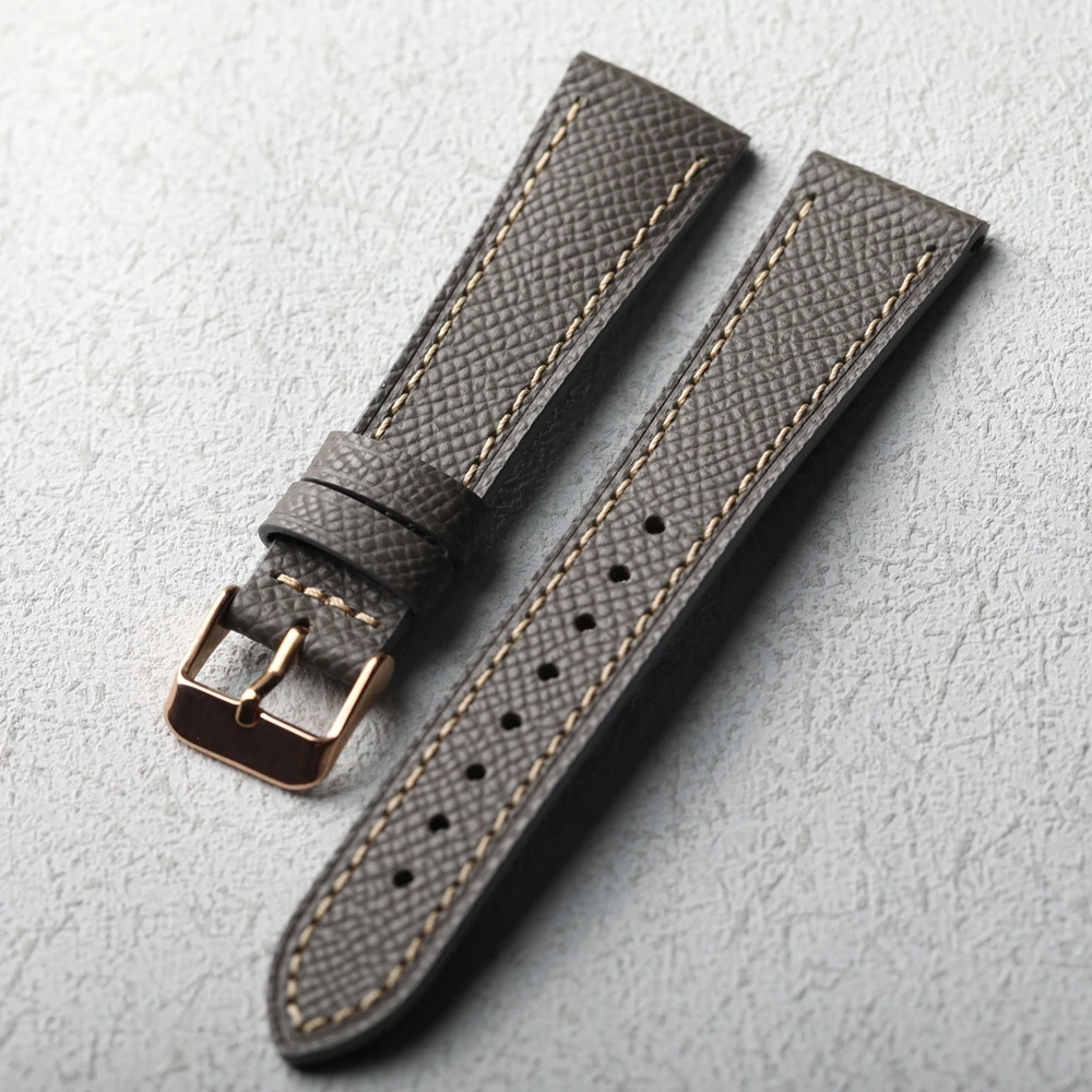 Handmade Palm Patterned Cowhide Strap 18MM 19MM 20MM 21MM 22MM Vintage Leather Strap Suitable For Thin Antique Watch Straps