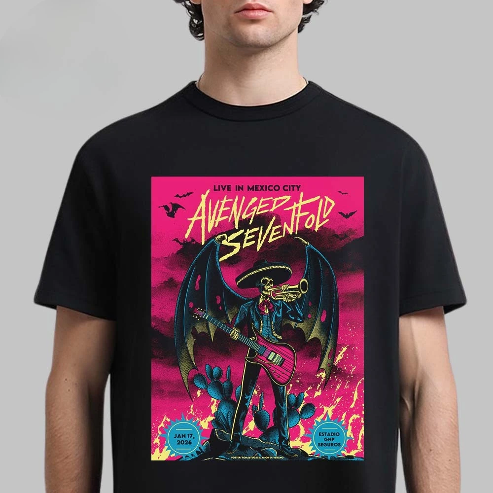 Hot Avenged Sevenfold Cotton Band Shirt Unisex Summer Short Sleeve Fashion Brand Tee Luxury Casual Vintage
